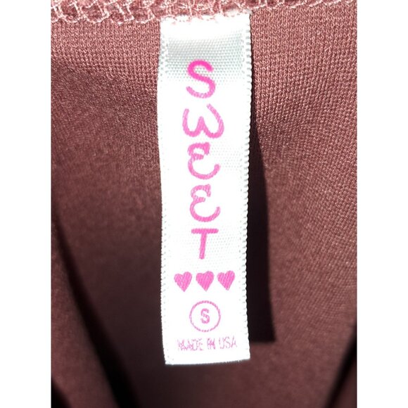 Sweet Womans Mauve Bodycon Bandage Pencil Skirt Small Stretch USA - Picture 3 of 3